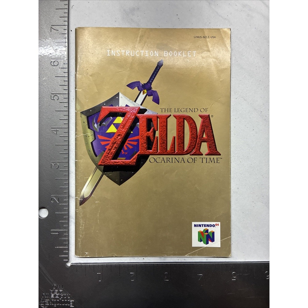 Nintendo 64 N64 The Legend of Zelda: Ocarina of Time Manual Booklet Only
